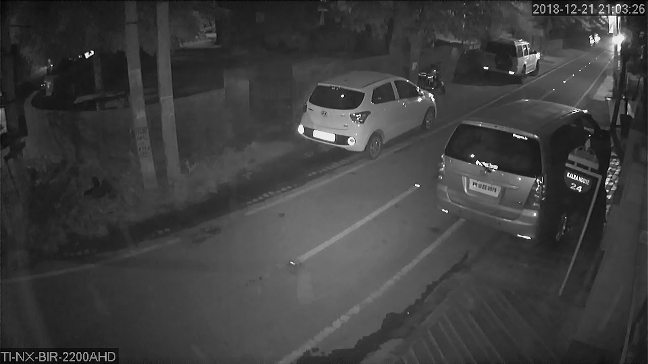 Tentronix 🎥 CCTV Demo/Sample Video TI NX BIR 2200 AHD (Night)