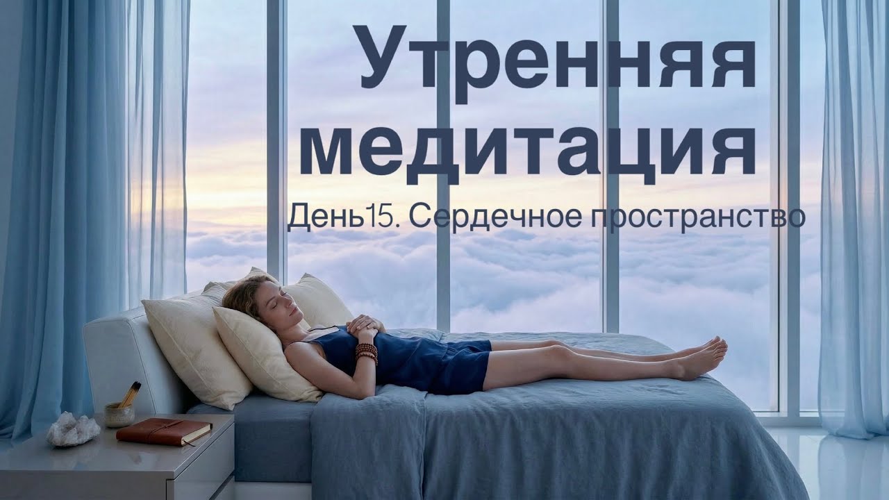 Что, если сегодня утром ничего не делать, а только ощущать? Медитация на сердечный центр  
