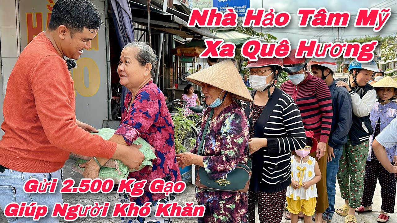 Nhà Hảo Tâm Mỹ Xa Quê Hương Gửi $1400 Mua 491 Túi Gạo Đến Người Khó Khăn Càng Long |Khương Nhựt Minh