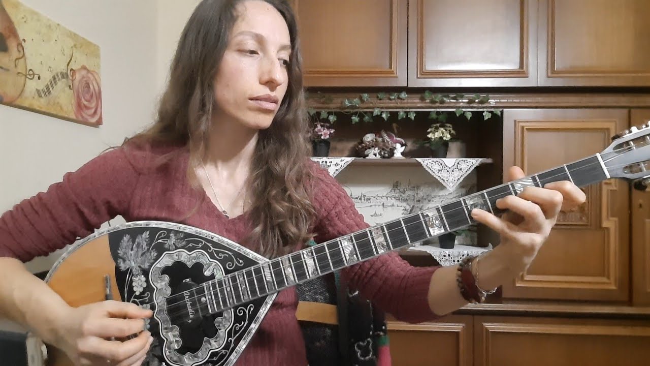 Σόλο χασαποσέρβικο D Χιτζάζ μάθημα μπουζούκι - Solo Hasaposerviko D Hitzaz bouzouki lesson