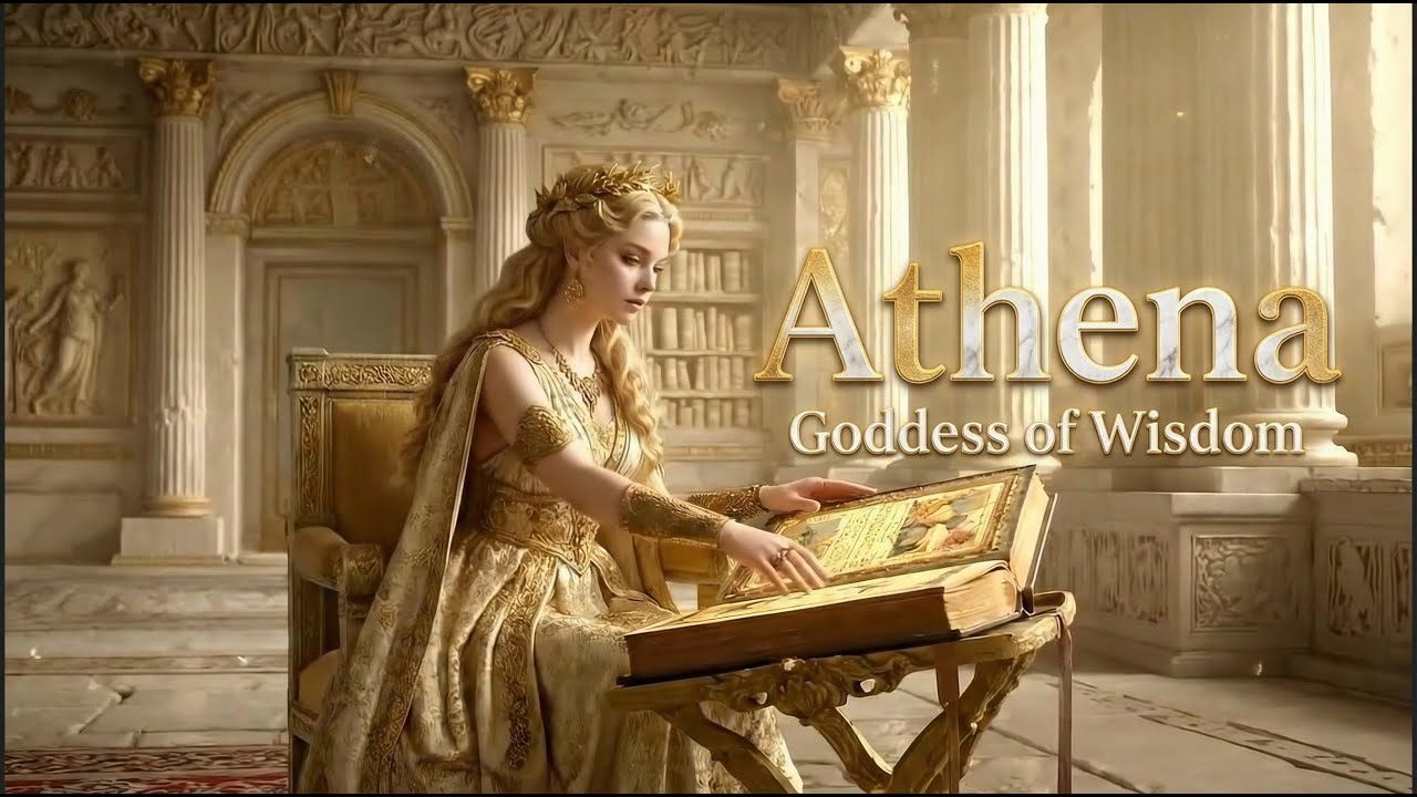Athena – Goddess of Wisdom | A Sacred Moment of Myth and Strategy