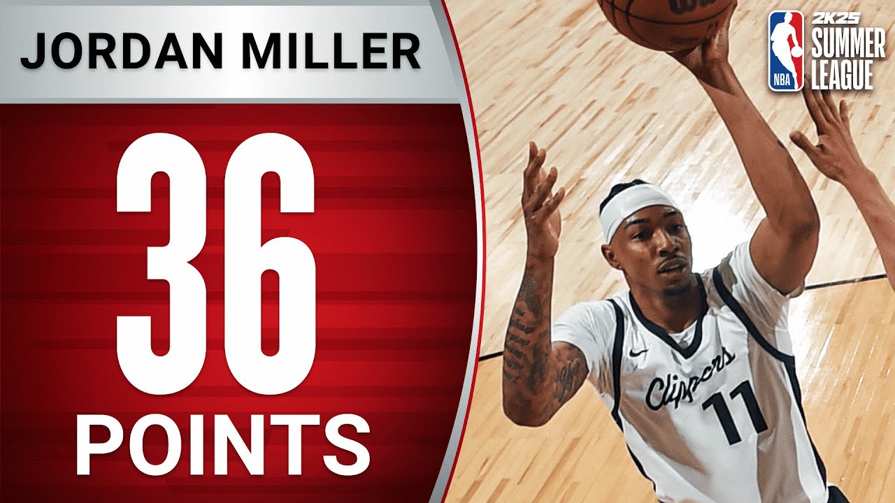 Jordan Miller GOES OFF For 36 Points In Summer League!