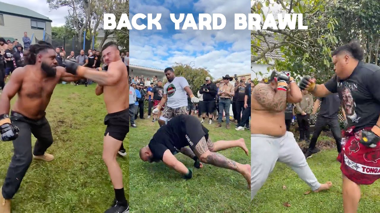 CRAZY BackYard Brawls | Dan Hooker is the New Kimbo Slice