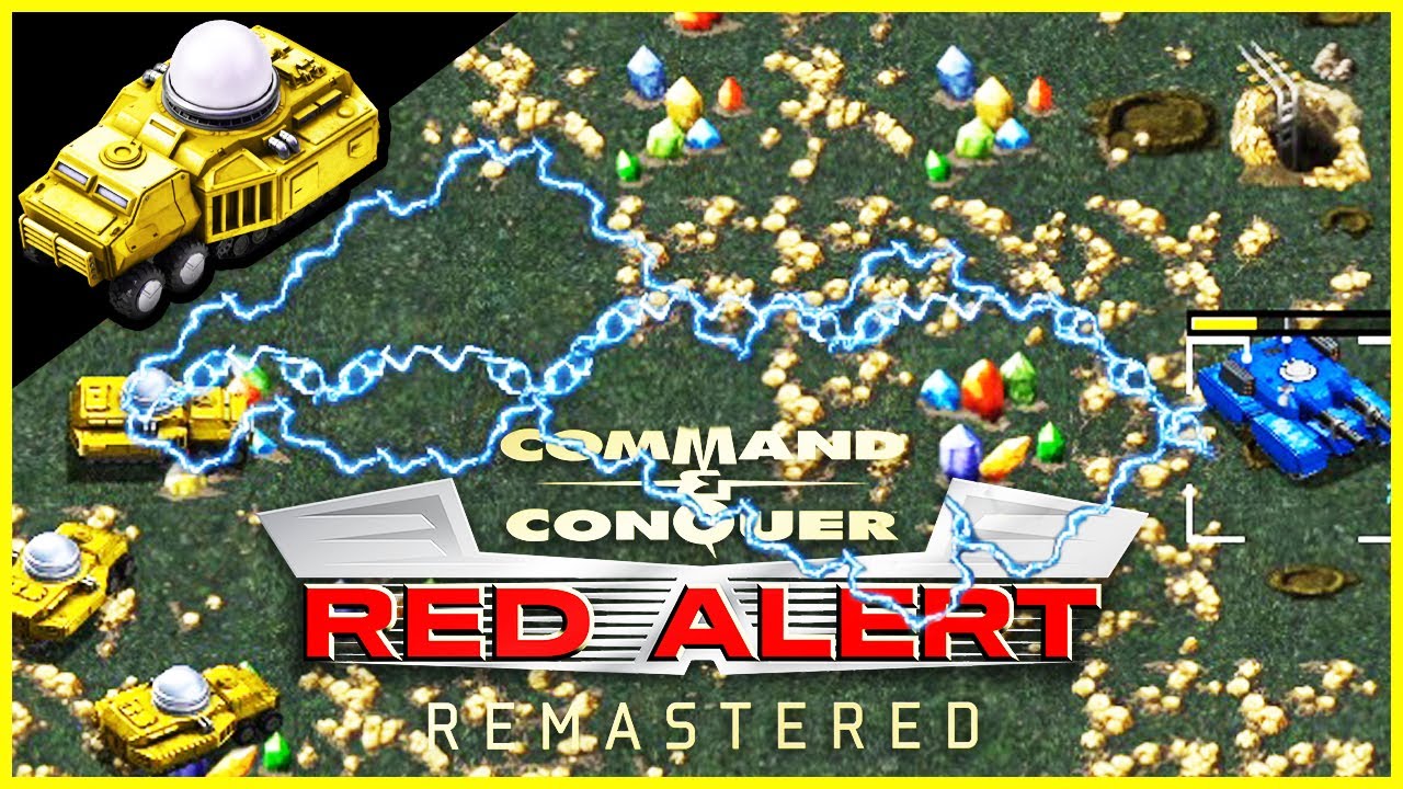 Command and Conquer Remastered Collection Red Alert TESLA TANKS!