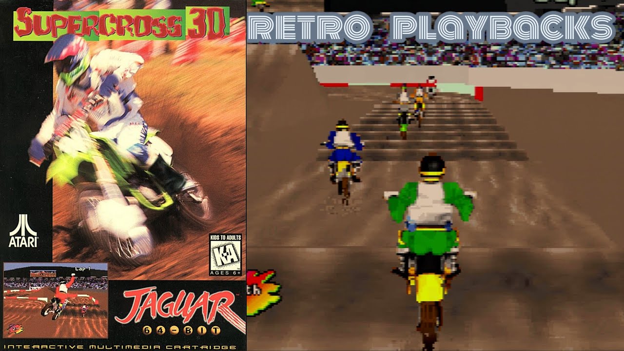 Supercross 3D / Atari Jaguar RGB Framemeister