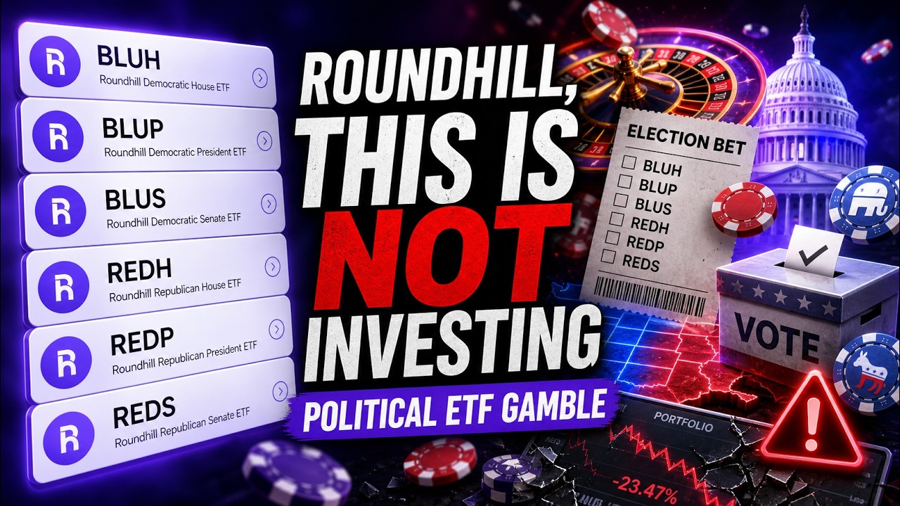 Новые ETF от Roundhill как политические ставки... Они думают, что вы глупы (некоторые из вас дейс...