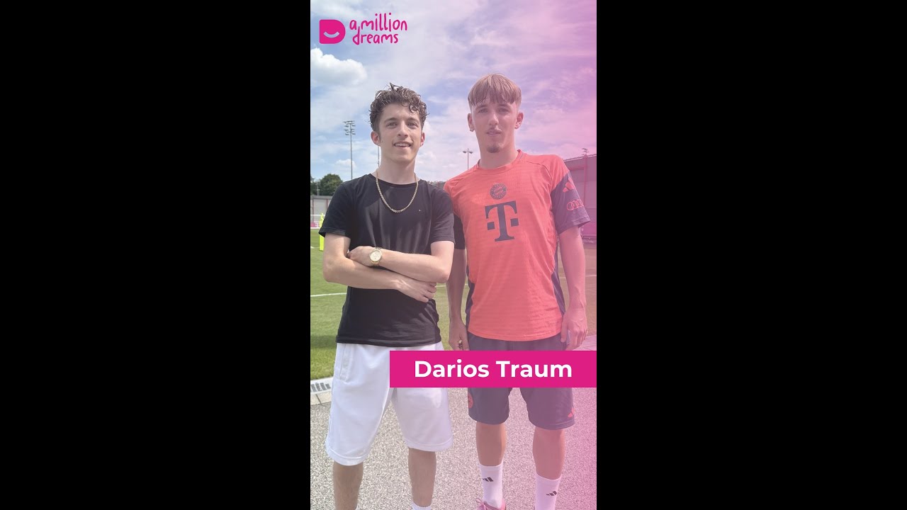 Dario trifft die Stars des FC Bayern München