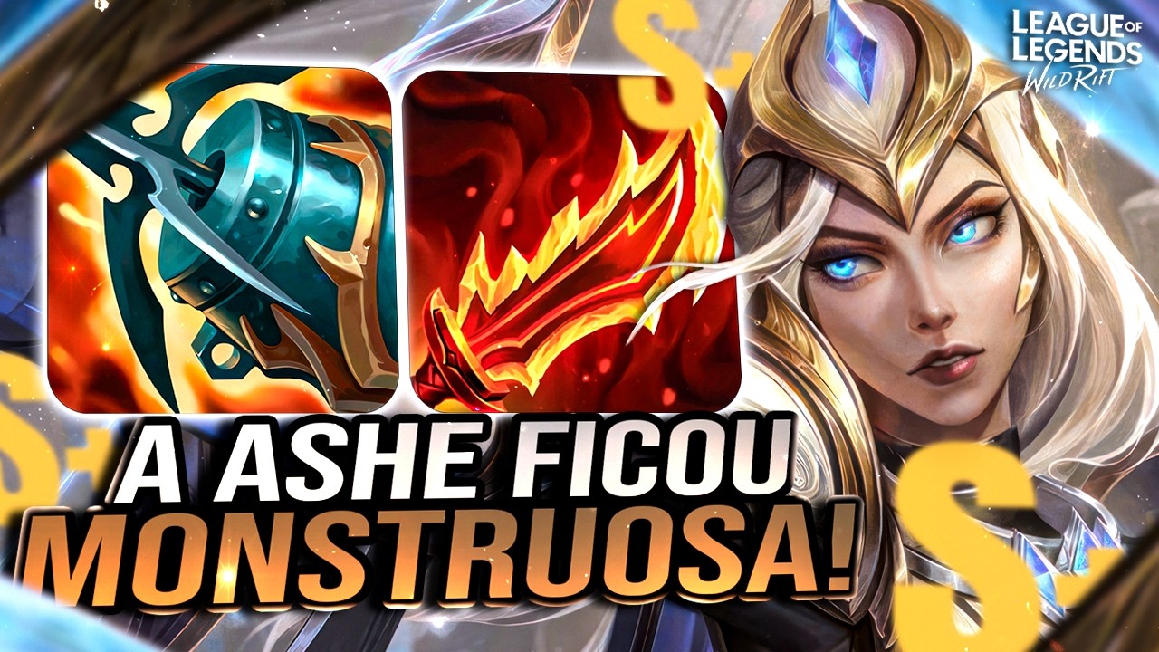 ASHE ENTROU NO TIER S COM ESSA NOVA BUILD! | LoL Wild Rift