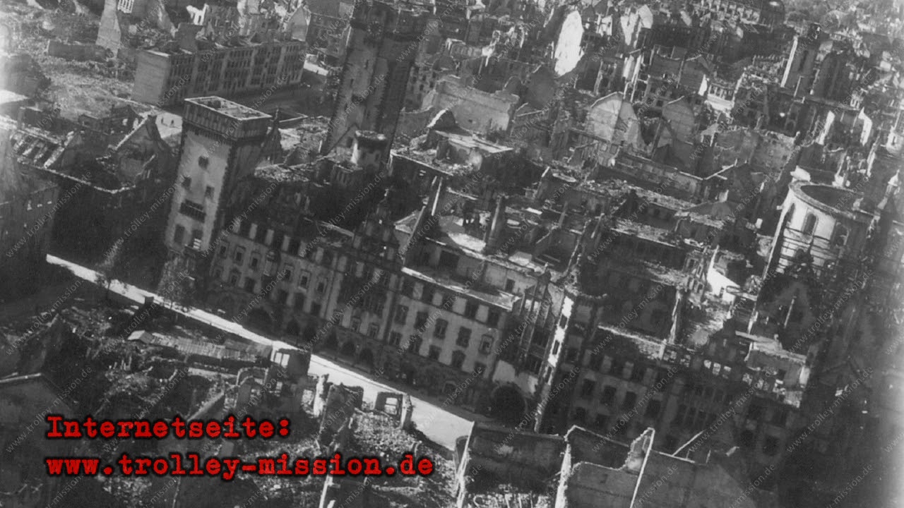 Luftaufnahmen Luftbilder Frankfurt am Main 1945: Historische Bilder und Fotos (Zweiter Weltkrieg)