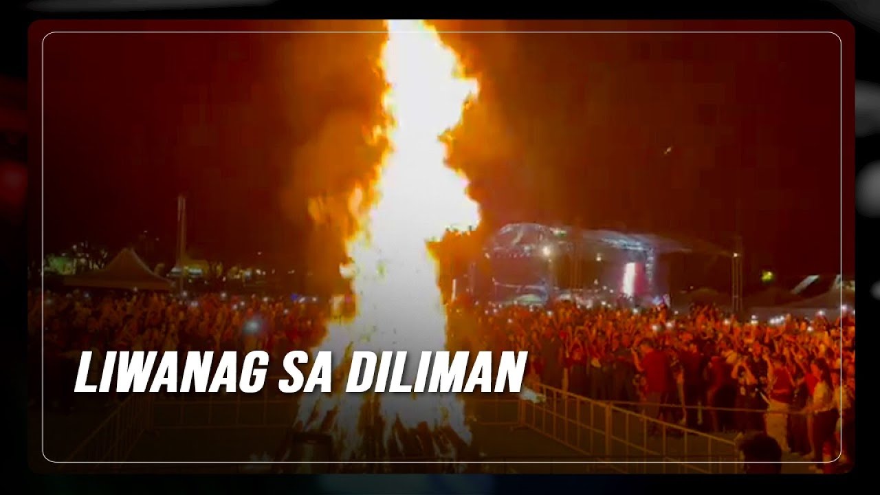 WATCH: UP lights bonfire to celebrate UAAP championships | ABS-CBN News