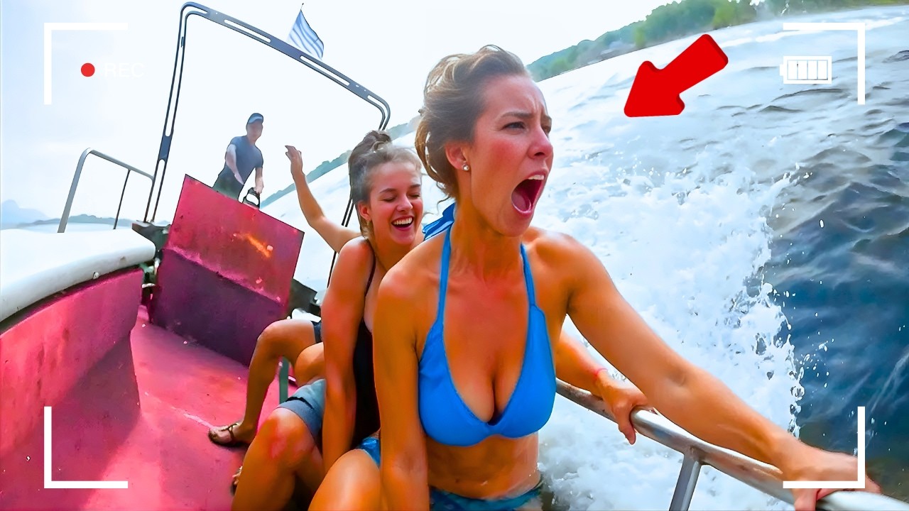 Неожиданные происшествия на круизном лайнере запечатлены на камеру 😱🚢