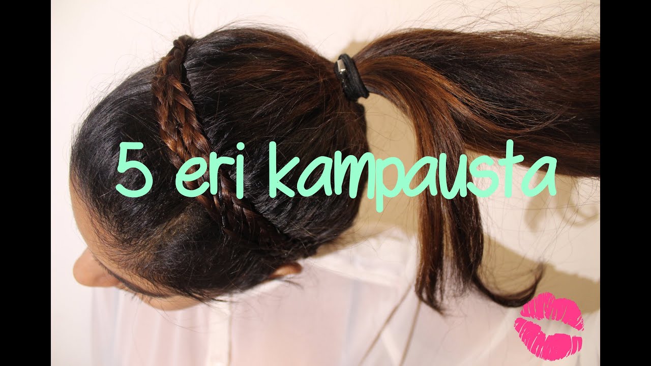 5 simppeliä kampausta