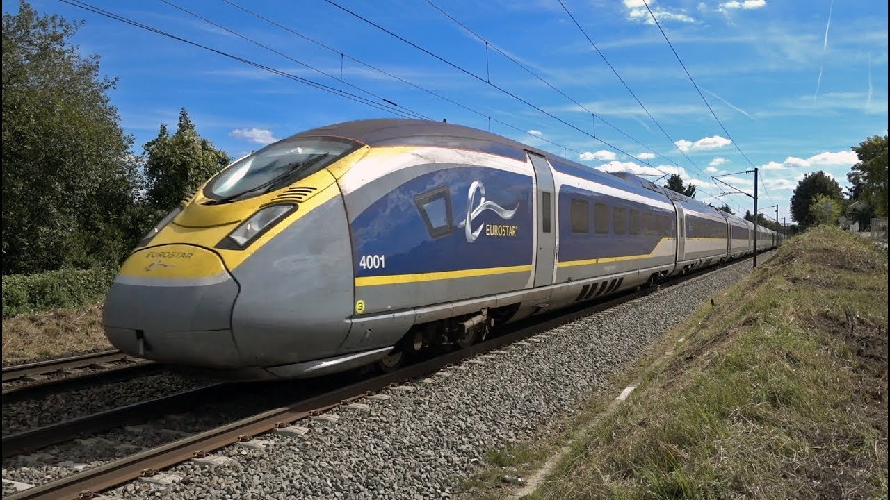 Eurostar et Thalys sur la ligne classique Paris-Lille
