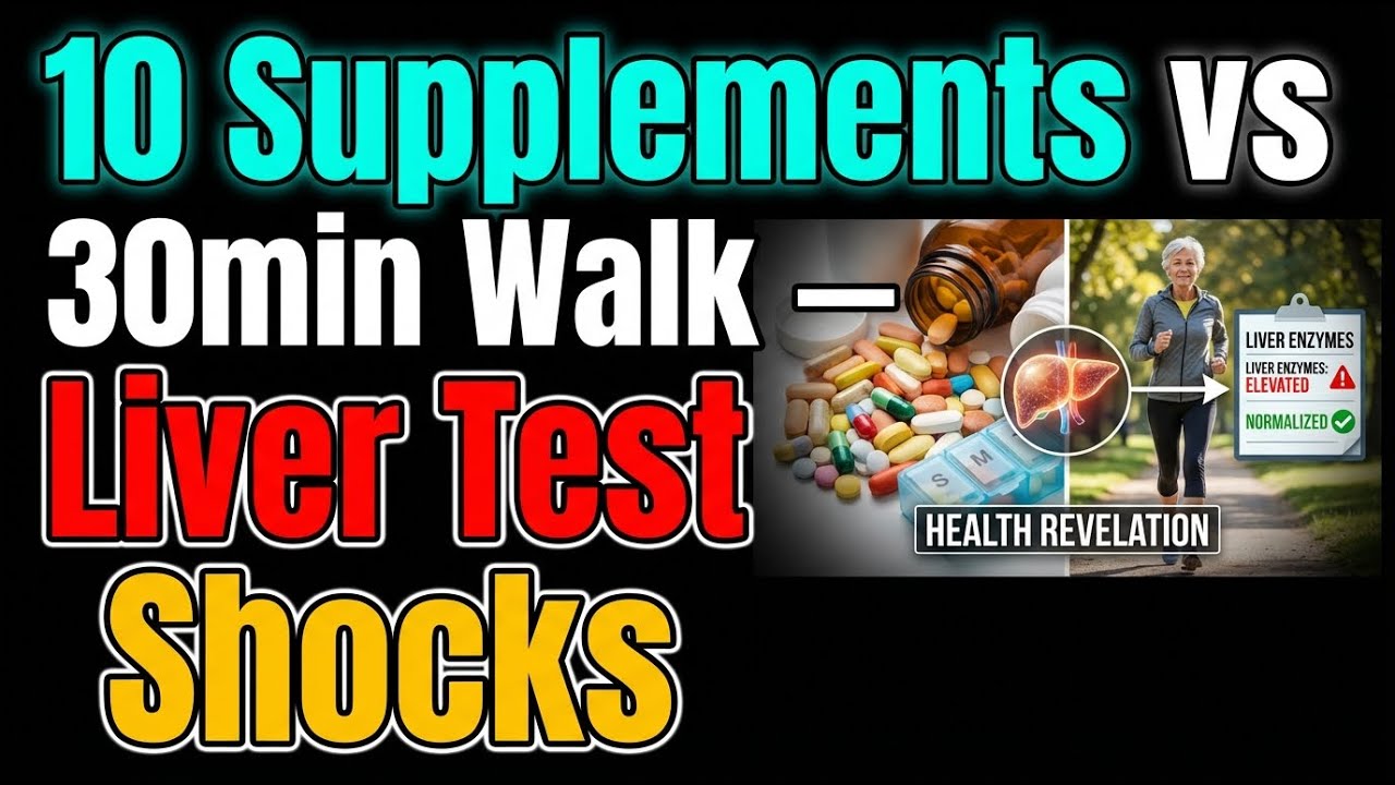 10 Supplements vs 30min Walk — Liver Test Shocks
