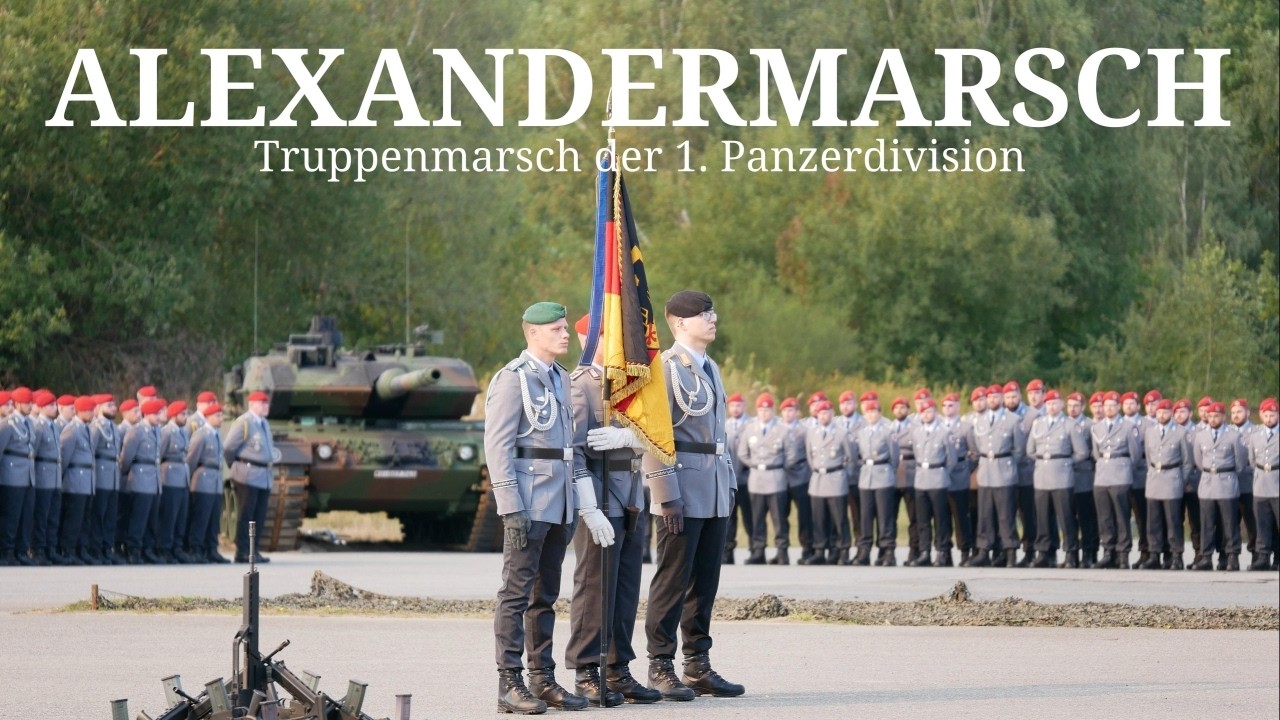 Alexandermarsch - &ouml;sterreichischer Milit&auml;rmarsch als Truppenmarsch der Bundeswehr