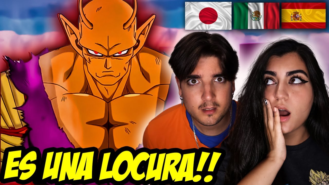 ESPAÑOLES REACCIONAN A DOBLAJE LATINO💥PICCOLO SE TRANSFORMA EN ORANGE💥🔥PICCOLO VS GAMMA 2🔥