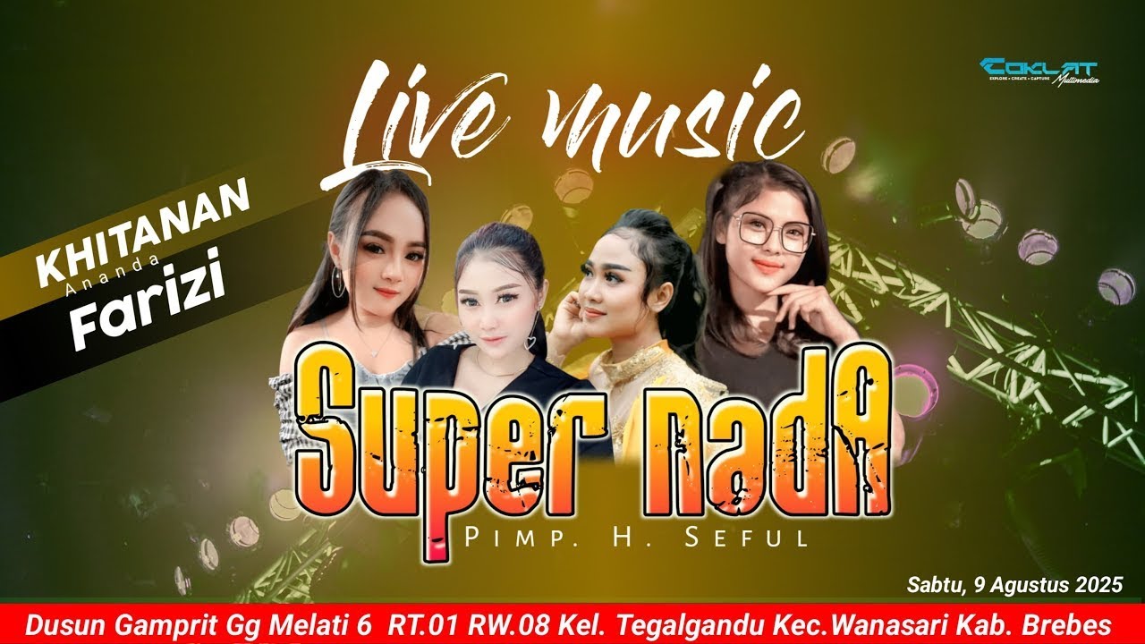 LIVE MALAM! SUPER NADA WALIMATUL KHITAN ANANDA FARIZI | SIRANDU WANASARI BREBES
