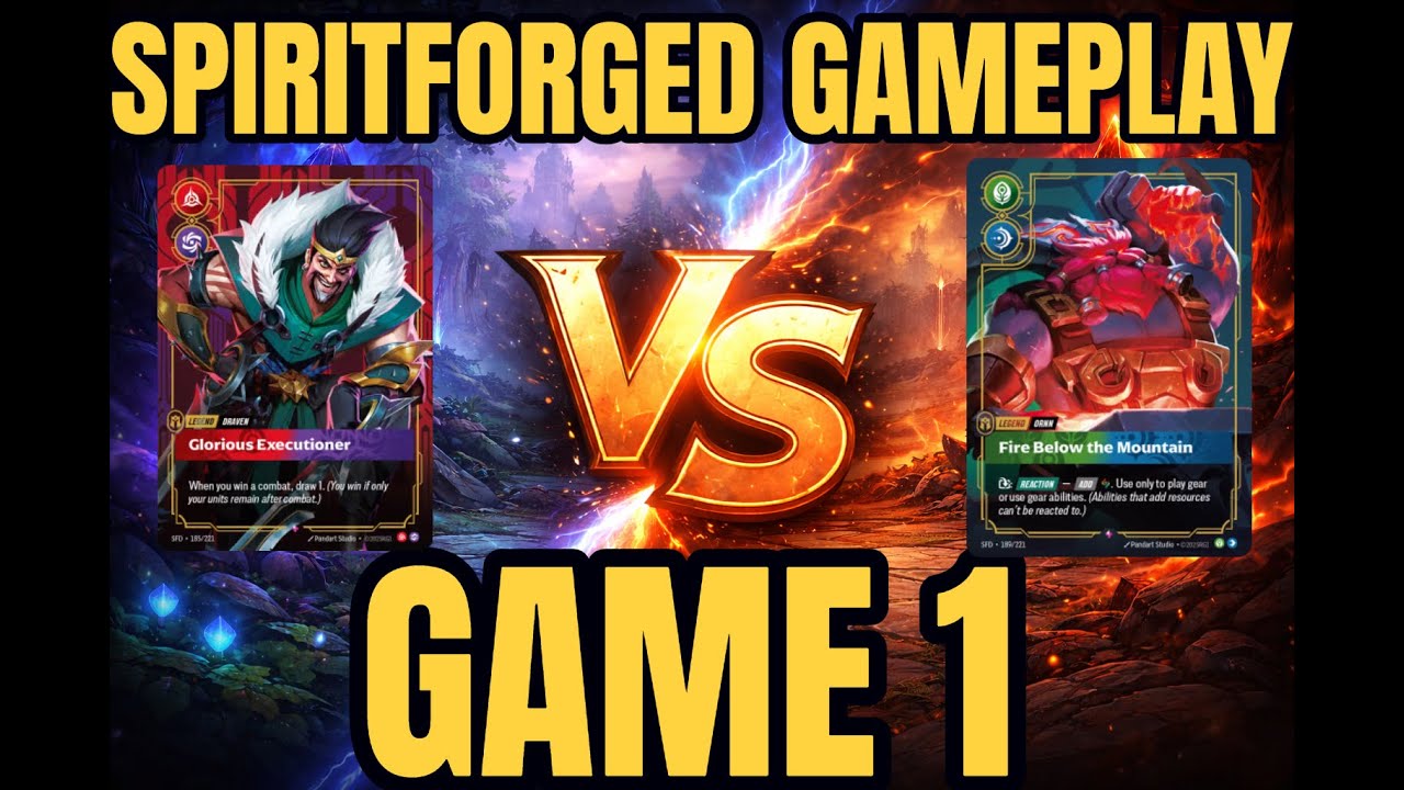 The Meta King vs. the Mountain King!  Draven vs Ornn Game 1