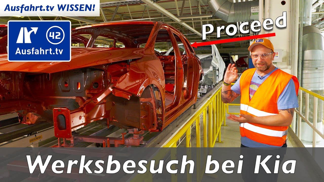 So wird ein Kia Ceed / Proceed gebaut: Werksbesuch bei Kia in Zilina | Ausfahrt.tv Wissen