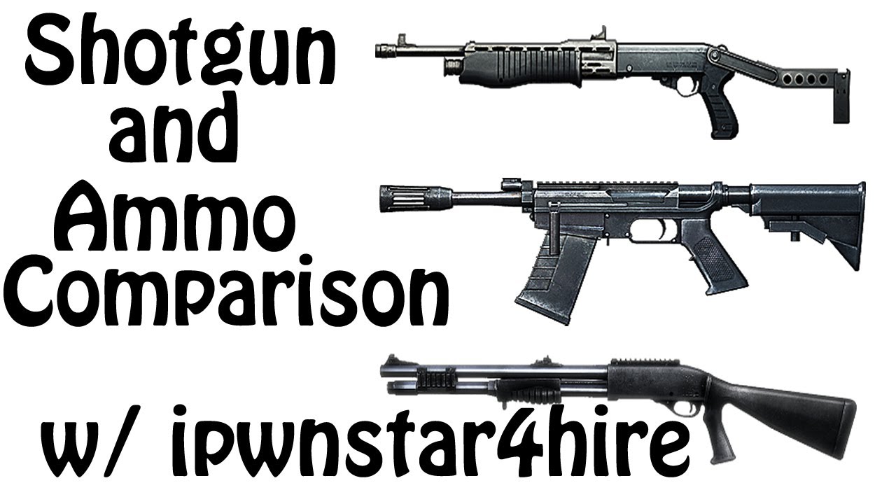 Shotgun and Ammo Comparison Video 870 MCS Spas 12 and M26