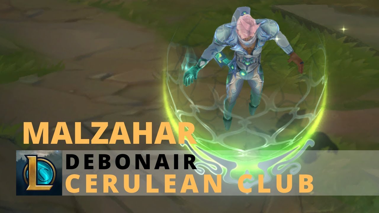 Debonair Malzahar Cerulean Club Event Chroma - League of Legends