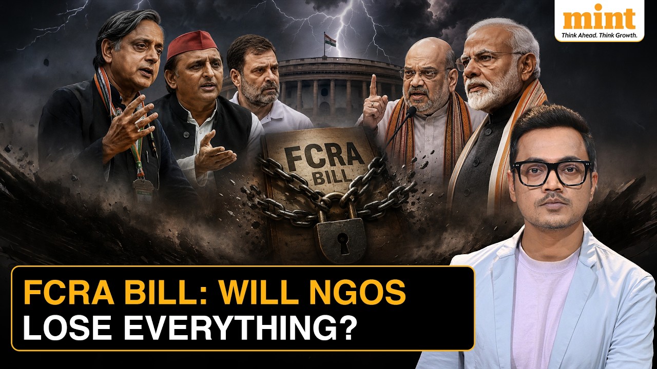 FCRA Bill Explained: Why NGOs, Churches and Opposition Are Alarmed | Watch