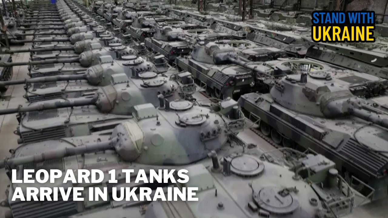 Shocking Russia! Old Leopard 1 Tanks Arrive in Ukraine