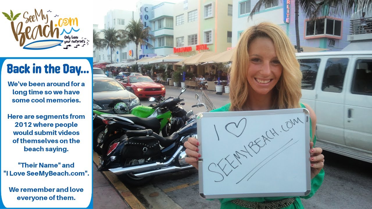 Back in the Day series, Just five minutes of people professing their love for SeeMyBeach.com!