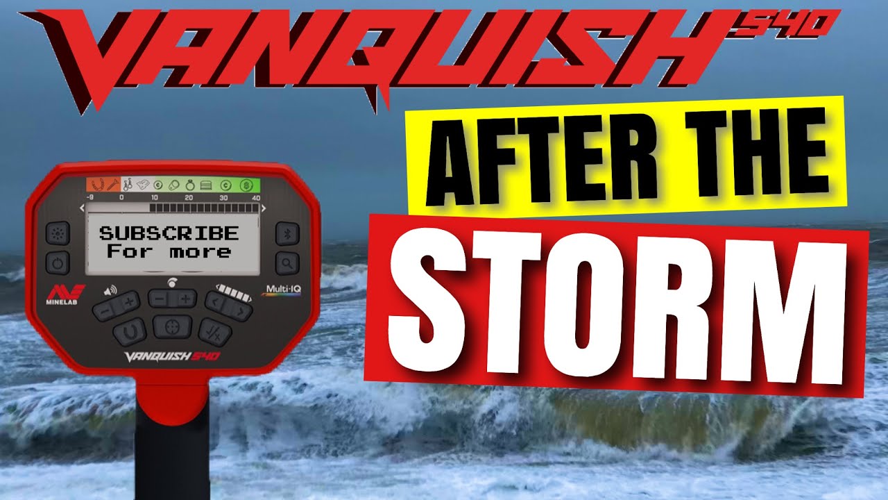 MINELAB VANQUISH 540 Beach Metal Detecting UK (2020)
