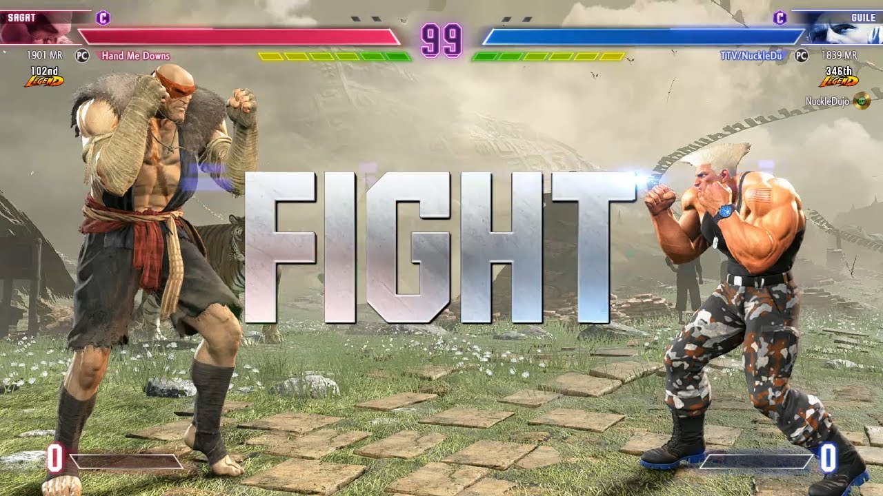 Street Fighter 6 🔥 NUCKLEDU (Guile) против HAND ME DOWNS (Sagat) 🔥 Матчи высокого уровня SF6!