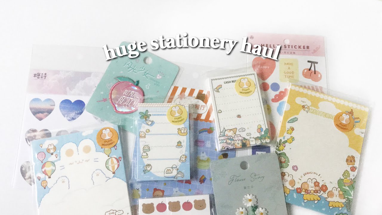 🍧 huge stationery haul (year end haul)