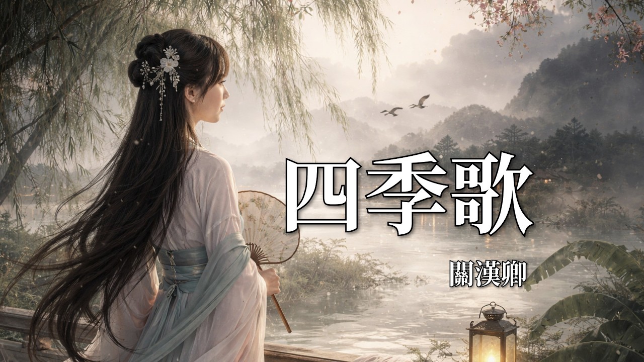 🎵 《四季歌》關漢卿 | 來一首長歌，把他寫的四首元曲（春夏秋冬）放在一起，比比和南宋範大成寫的四季詩歌有什麼不一樣