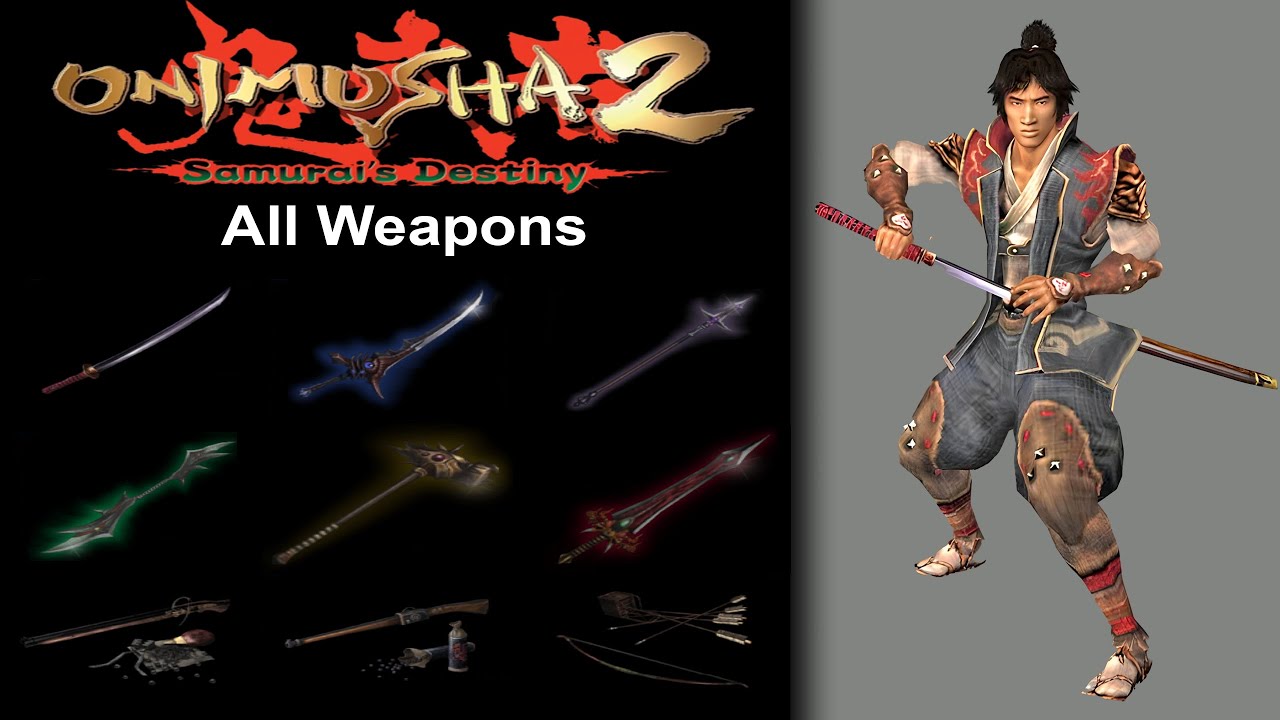 【Onimusha 2: Samurai's Destiny】Jubei Yagyu Moveset All Weapons & Onimusha Transformation
