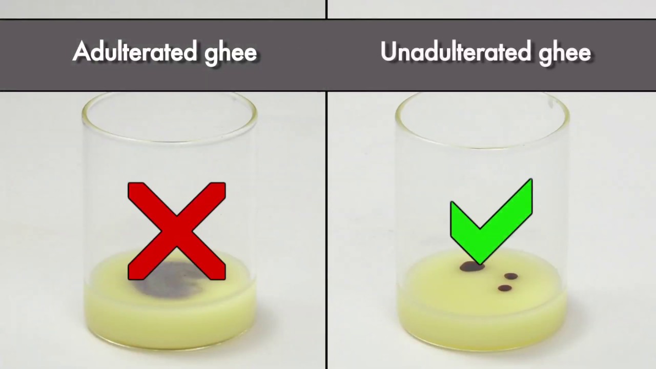 Testing Ghee adulteration with Starch | FSSAI