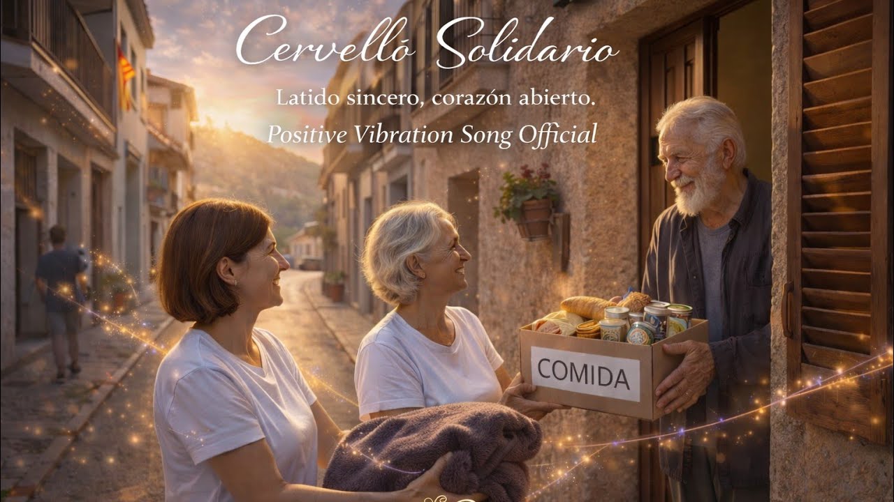 Cervelló solidario.Light That Never Breaks/Positive Vibration Song/Luz/AltasFrecuencias/Amor/Bondad