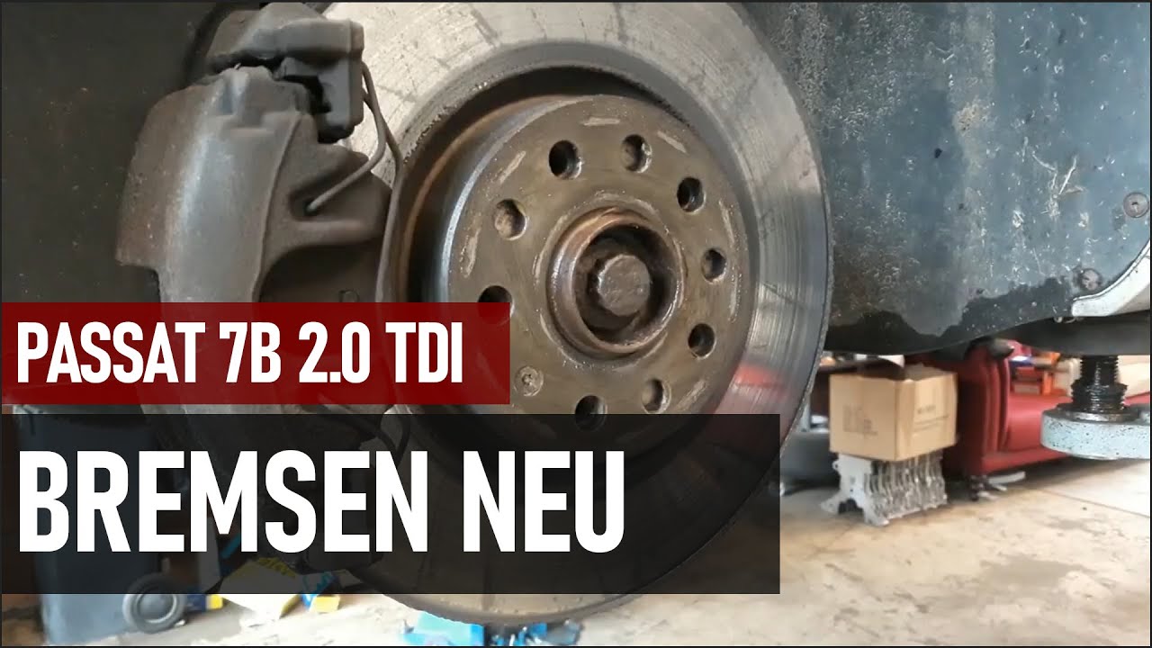 VW Passat 7B 2.0 TDI | Neue Bremsen vorne #cars #tutorial #diy