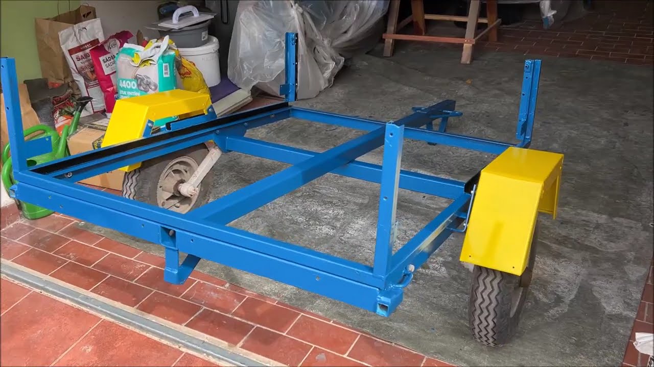 Trailer Restoration - Repair of old Sport Yacht trailer - Renovace přívěsného vozíku Sport Jacht