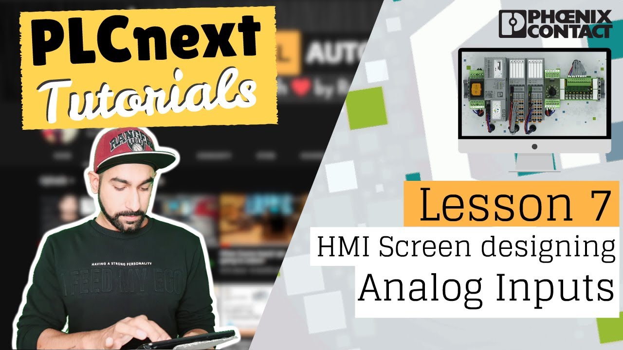 PLCnext Lesson 7 -  Designing the HMI for Analog Inputs