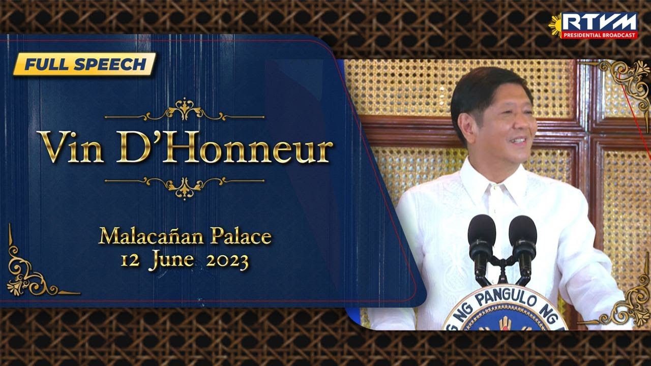Vin d&rsquo;Honneur (Speech) 6/12/2023