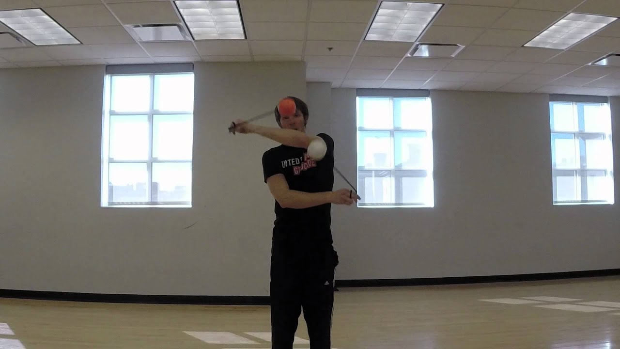 Poi Dancing Tutorial: Split-same flowers in wall plane