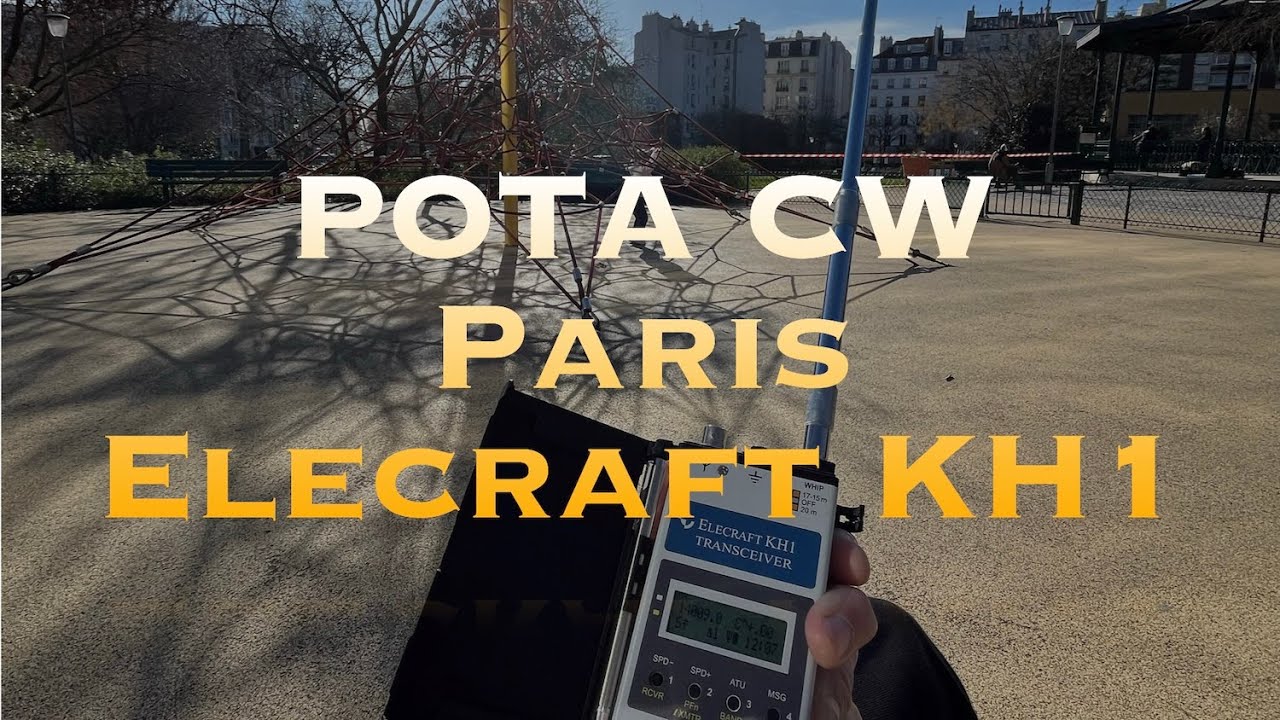 Elecraft KH1 POTA CW dans Paris