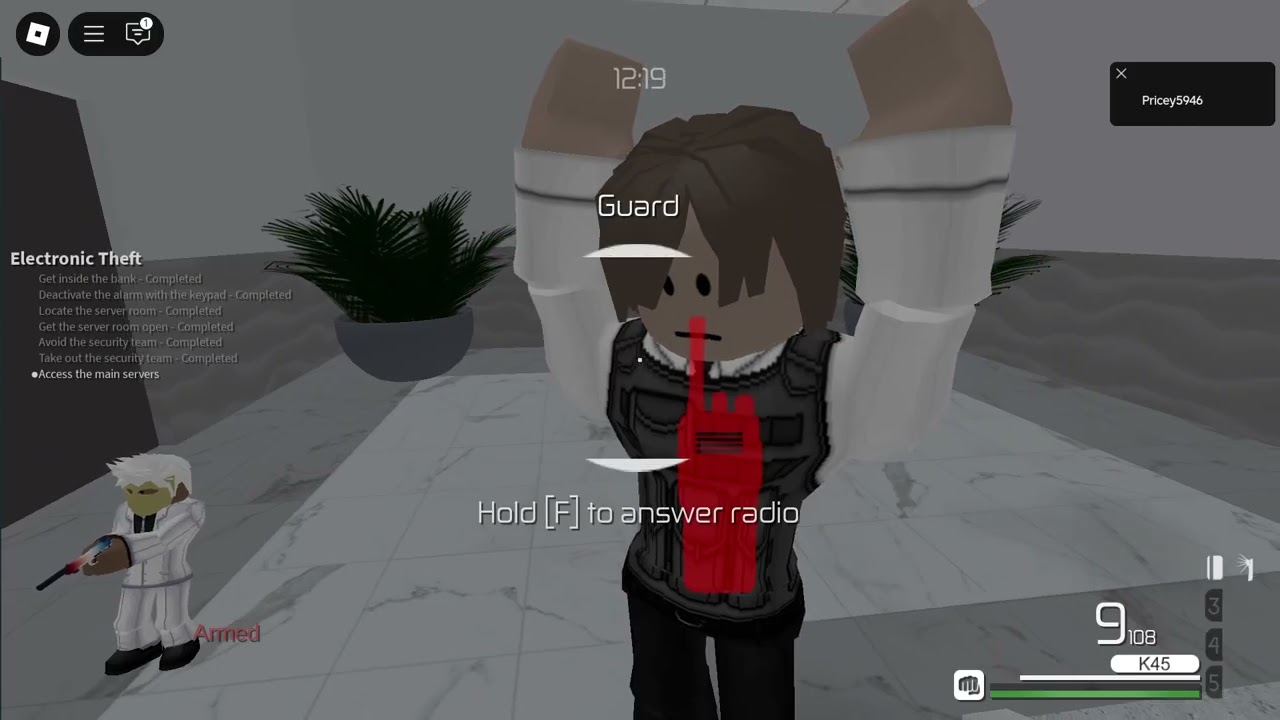 The Cache - (No Disguise, No Kill's, Suit Only) Legend Stealth Solo [Roblox: Entry Point]