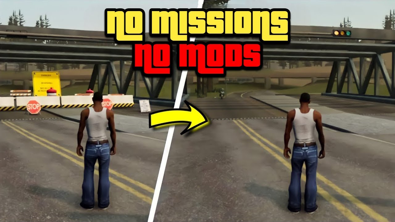 КАК РАЗБЛОКИРОВАТЬ ВСЮ КАРТУ GTA SAN ANDREAS (ВСЕ ГОРОДА И МАГАЗИНЫ) - БЕЗ МИССИЙ - БЕЗ МОДОВ