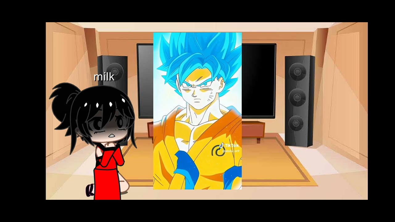 milk reacciona a Goku