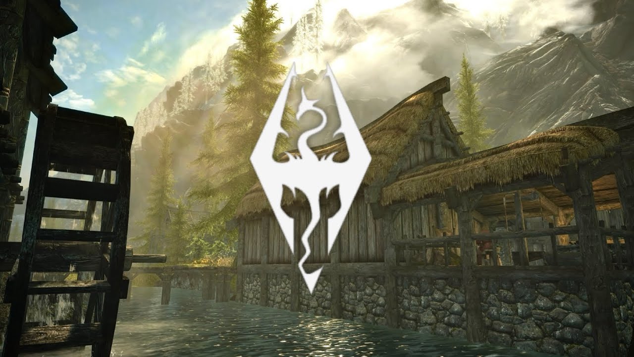 Skyrim | Relax in Riverwood - Ambiance for study, working and meditation
