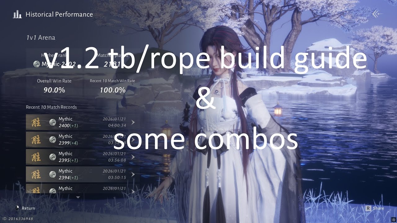 v1.2 Twin blades/Rope dart PVP build guide + combos for tb  - Where Winds Meet