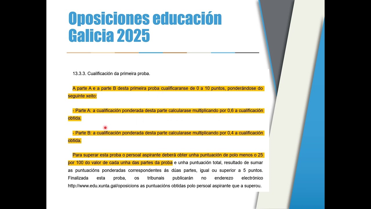¿Cómo van a ser las oposiciones de educación en Galicia junio 2025?