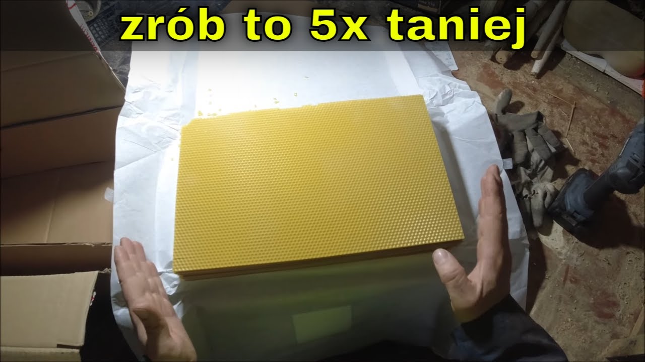 Węza po 12 zł z własnego wosku. Zejdź z kosztów i nie karm łysego.