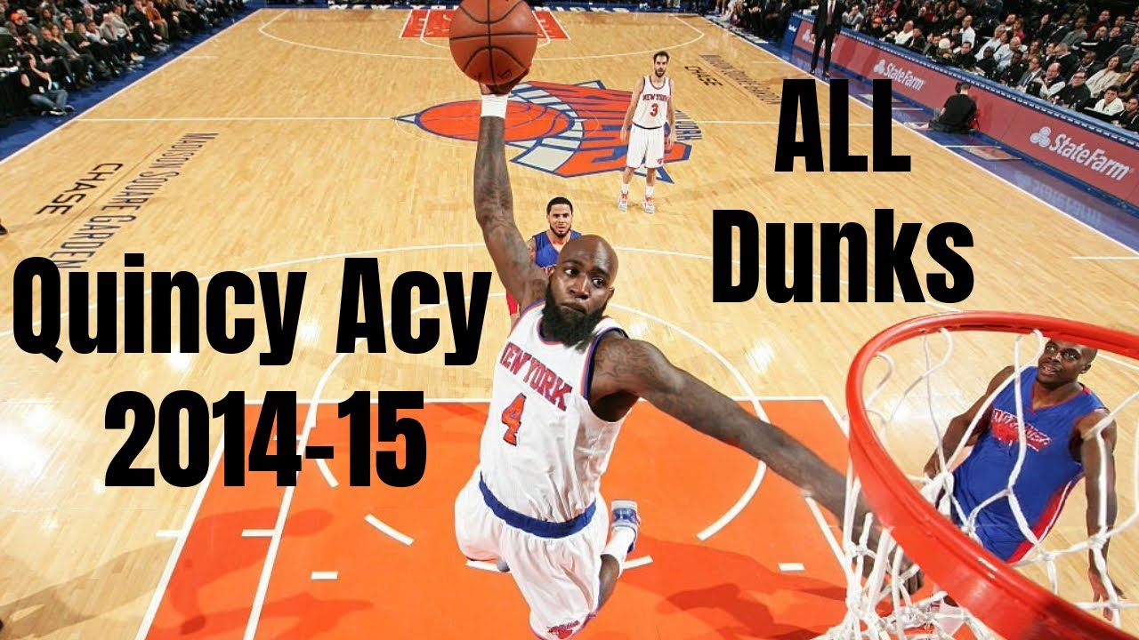 Quincy Acy 2014-15 All Dunks