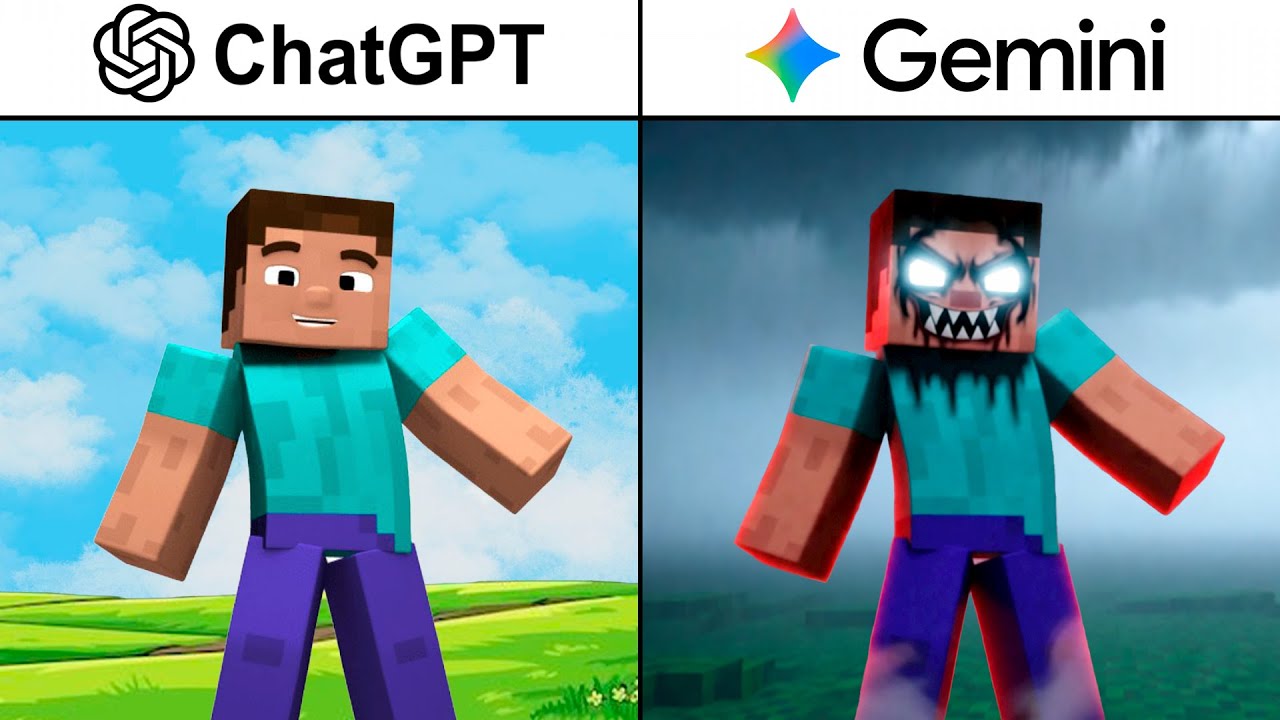 AI Created Horror Minecraft | ChatGPT vs. Gemini vs. Deepseek